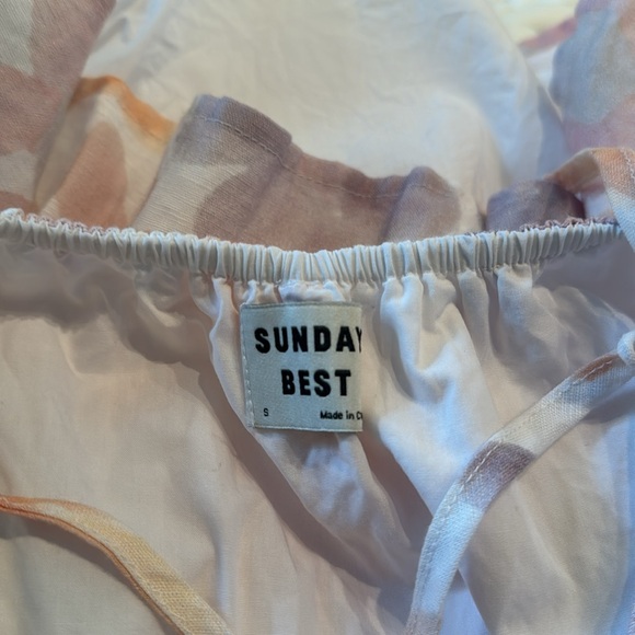 aritzia sunday best pastel t-shirt dress - Picture 3 of 4
